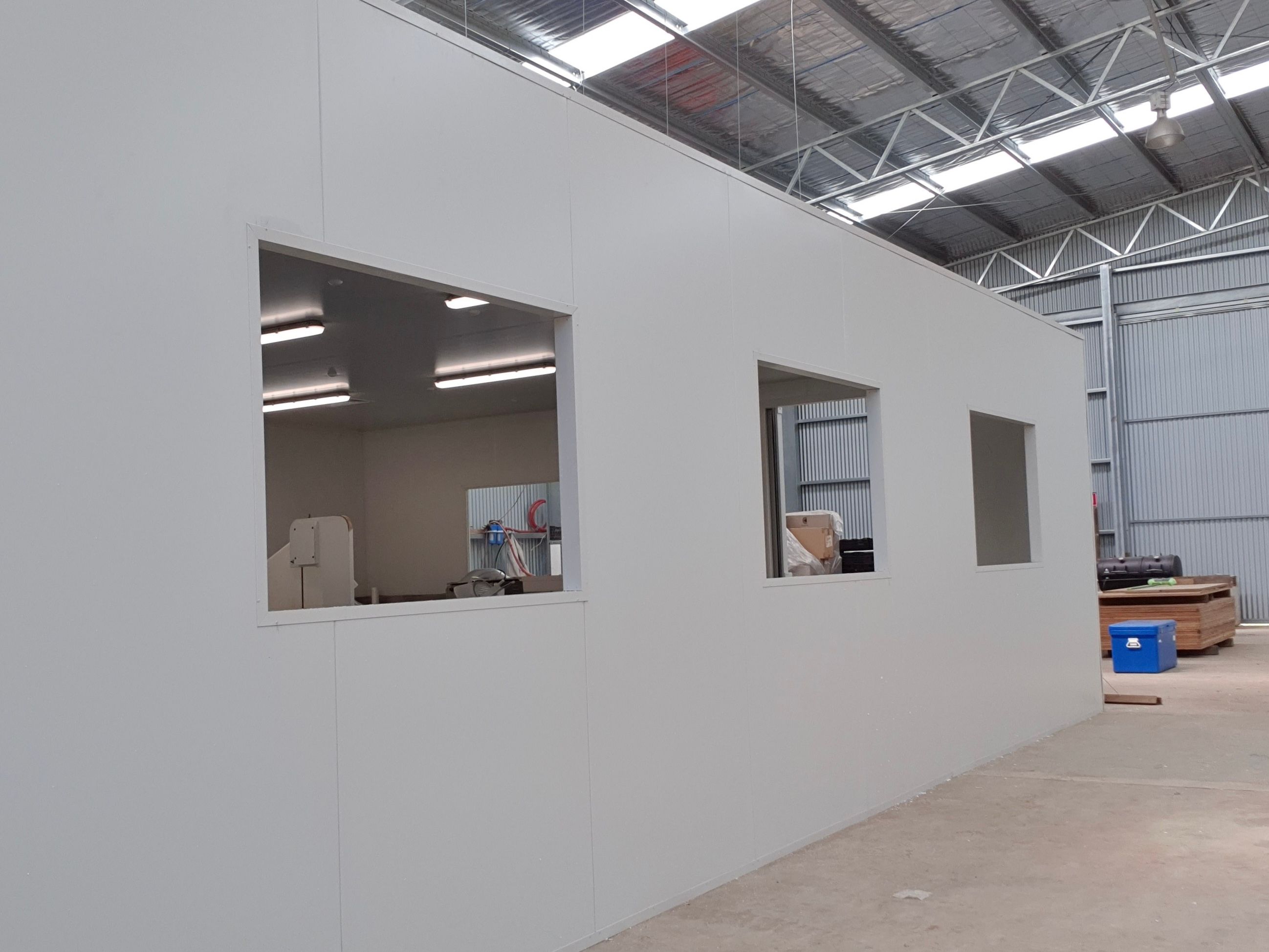 Coolroom installation — panel system